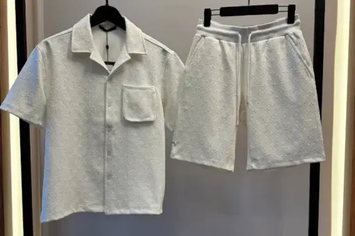 LV Suit Monogram White