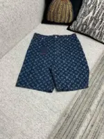 LV Monogram Denim Shorts