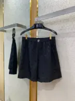 LV Monogram Moire Jacquard Silk Shorts