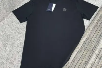 Dior CD Diamond T-Shirt, Relaxed Fit Black