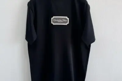Dior Couture T-Shirt, Relaxed Fit Black T-Shirt