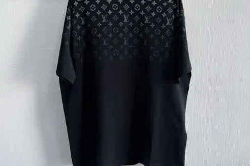 LV Gradient Cotton T-Shirt Black