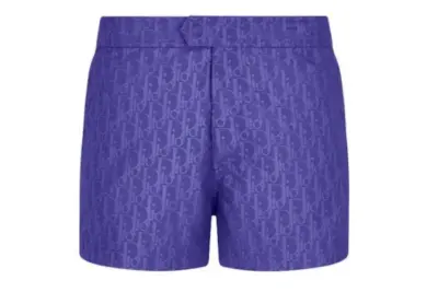 Dior Oblique Short Swim Shorts Blue