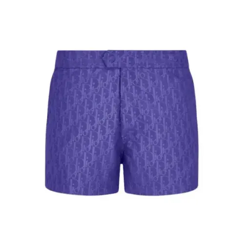 Dior Oblique Short Swim Shorts Blue