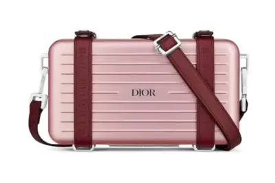 Dior x RIMOWA Personal Clutch On Strap Aluminium Pink