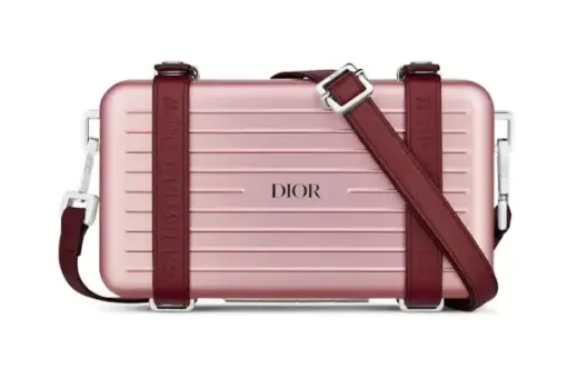 Dior x RIMOWA Personal Clutch On Strap Aluminium Pink