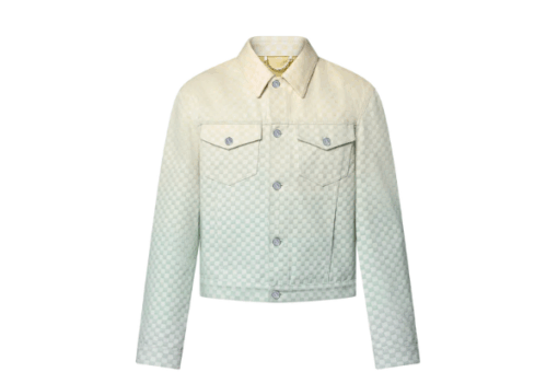 LV Damier Gradient Jacquard Denim Jacket
