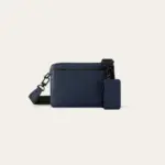 LV Trio Messenger Monogram Shadow Bag Navy Blue