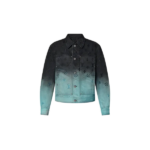 LV Embroidered Denim Blouson Light Blue
