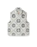 CASABLANCA Faux Fur Monogram Gilet