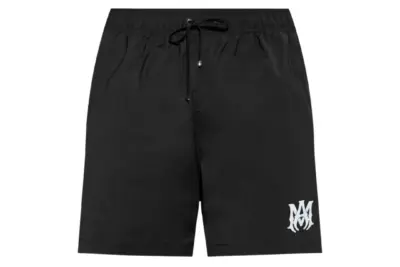 AMIRI Logo print swim shorts