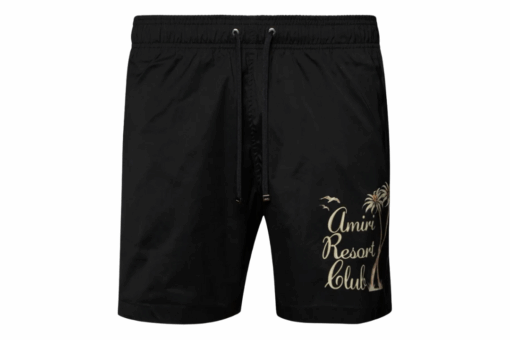AMIRI Resort Club Swim Shorts black
