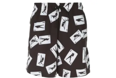 AMIRI Map print swim shorts