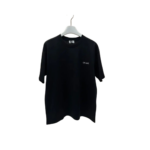 triomphe regular t-shirt in striped jersey black beige