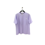 Ami Paris logo-embroidered T-shirt Lavender