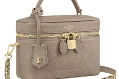 LV Vanity PM leather new Beige