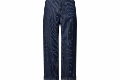 LV Cuffed Denim Skate Pants Indigo