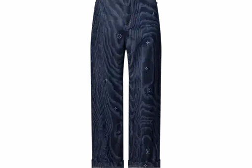 LV Cuffed Denim Skate Pants Indigo