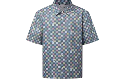 LV Damier Chambray Short-Sleeved Shirt