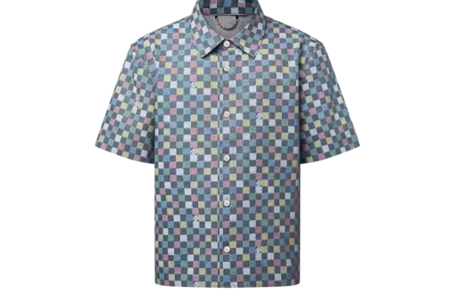 LV Damier Chambray Short-Sleeved Shirt