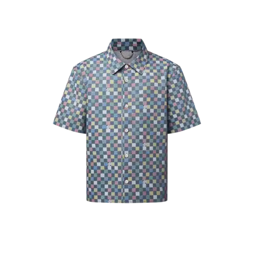 LV Damier Chambray Short-Sleeved Shirt