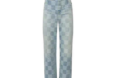 LV Damier Denim Skate Pants