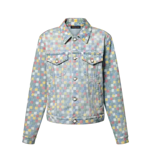 LV Damier Denim Trucker Jacket
