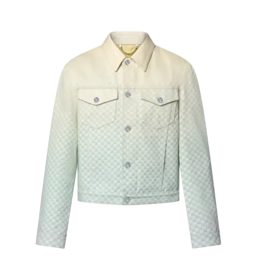 LV Damier Gradient Jacquard Denim Jacket