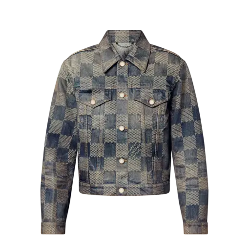 LV Damier Washed Denim Jacket