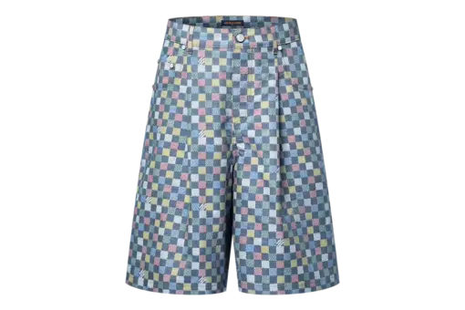 LV Damier Wide Chambray Shorts