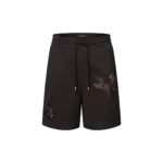LV Embellished Jersey Shorts