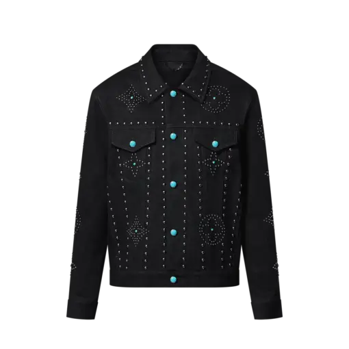 LV Embroidered Denim Jacket