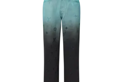 LV Embroidered Denim Pants