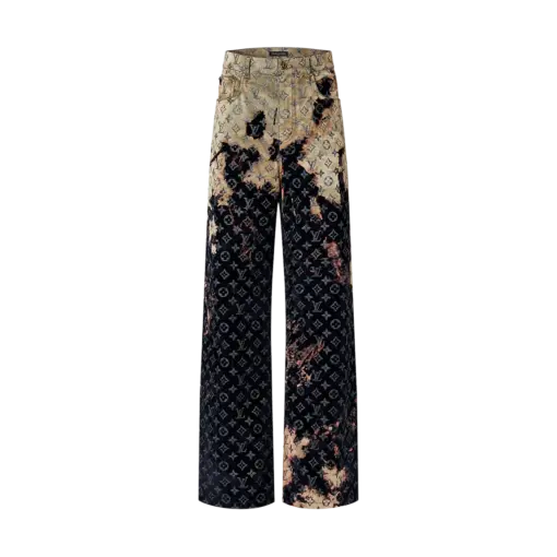 LV Monogram Denim Trousers
