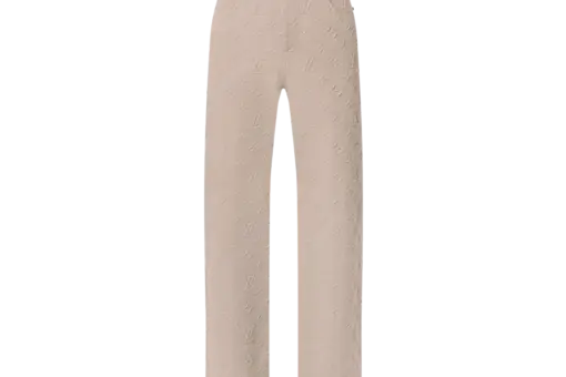 LV Monogram Embossed Skate Pants Ivoire