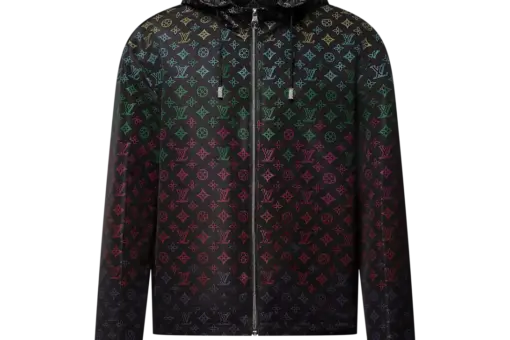 LV Monogram Flowers Gradient Printed Windbreaker