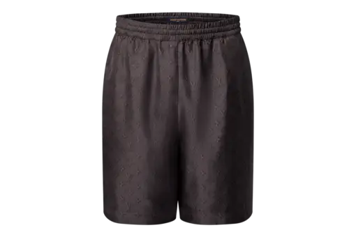 LV Printed Monogram Silk Shorts