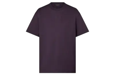 Cotton T-shirt with embossed LV