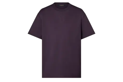 Cotton T-shirt with embossed LV