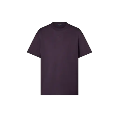 Cotton T-shirt with embossed LV
