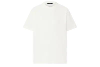 T-shirt with LV embossing Blanc Optique
