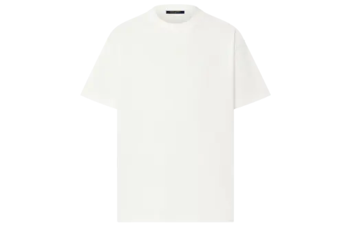 T-shirt with LV embossing Blanc Optique
