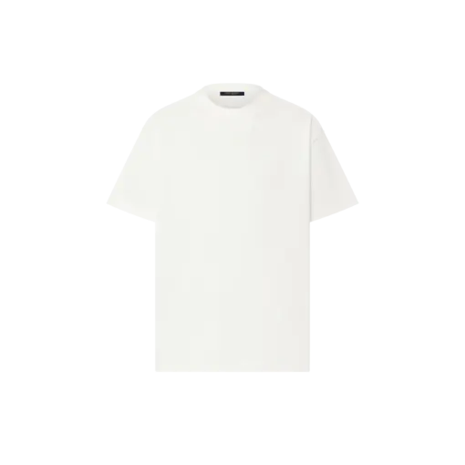 T-shirt with LV embossing Blanc Optique