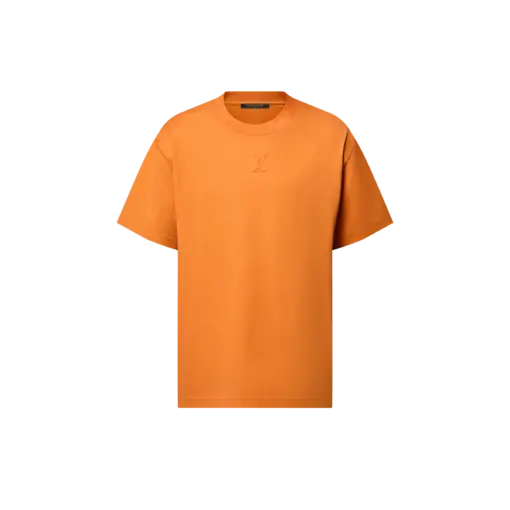T-shirt with LV embossing Apricot
