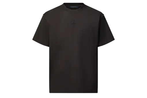 T-shirt with LV embossing Noir