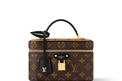 LV Vanity Chain Pouch Brown