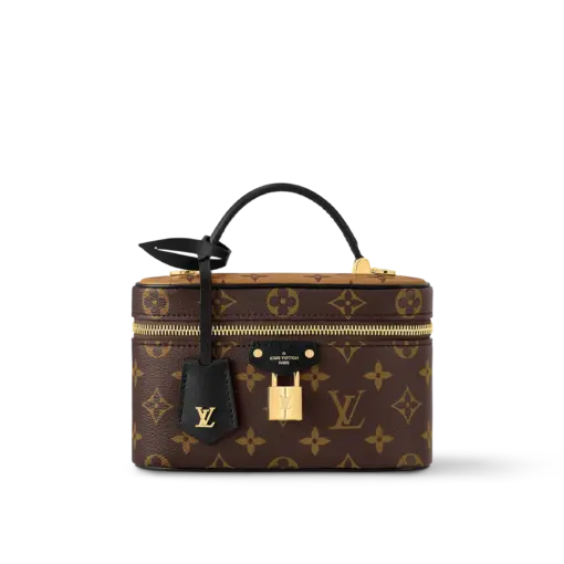 LV Vanity Chain Pouch Brown