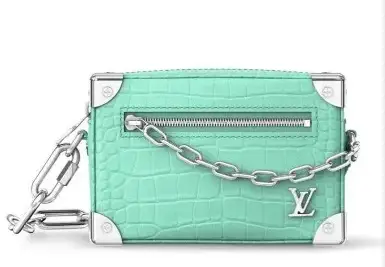 LV Mini Soft Trunk Sky Blue