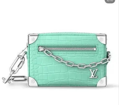 LV Mini Soft Trunk Sky Blue