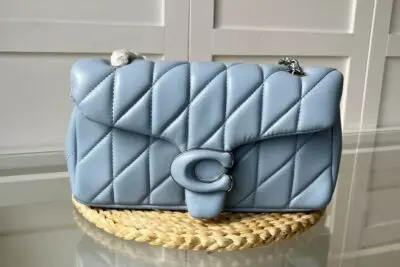 Coach Quilted Tabby Shoulder Bag Paste